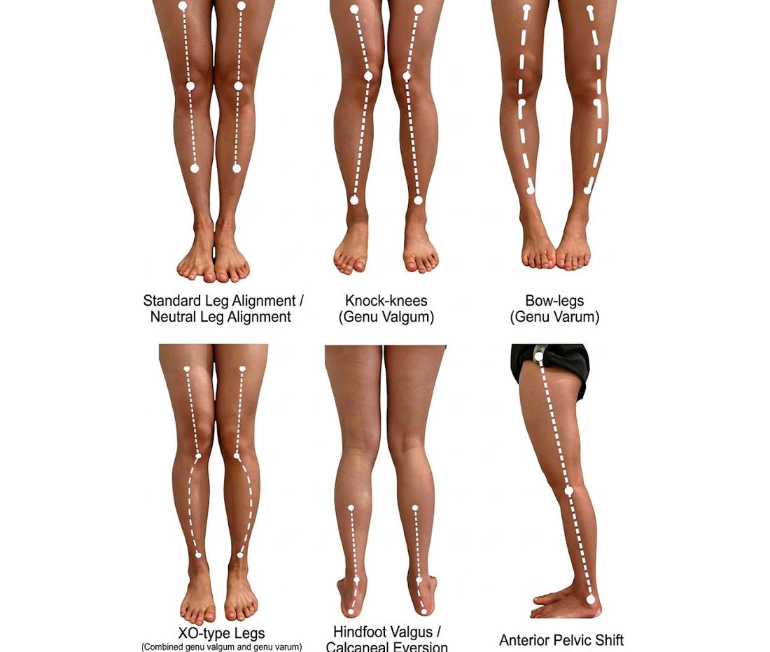 How to Correct Uneven Leg Shapes? A 1-Minute Self-Test Guide to 6 Common Leg Types and Ankle Biomechanics
