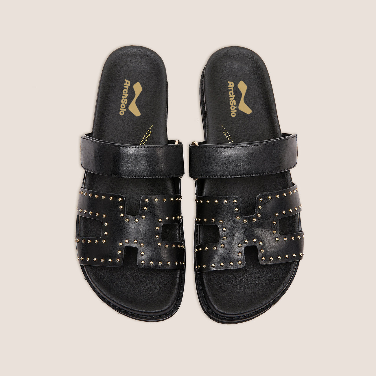 WILLOW – Modern Studded Slide Sandals for Bunions & Foot Pain | Podiatrist Recommended Healthy Sandals