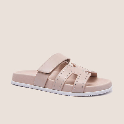 WILLOW – Modern Studded Slide Sandals for Bunions & Foot Pain | Podiatrist Recommended Healthy Sandals