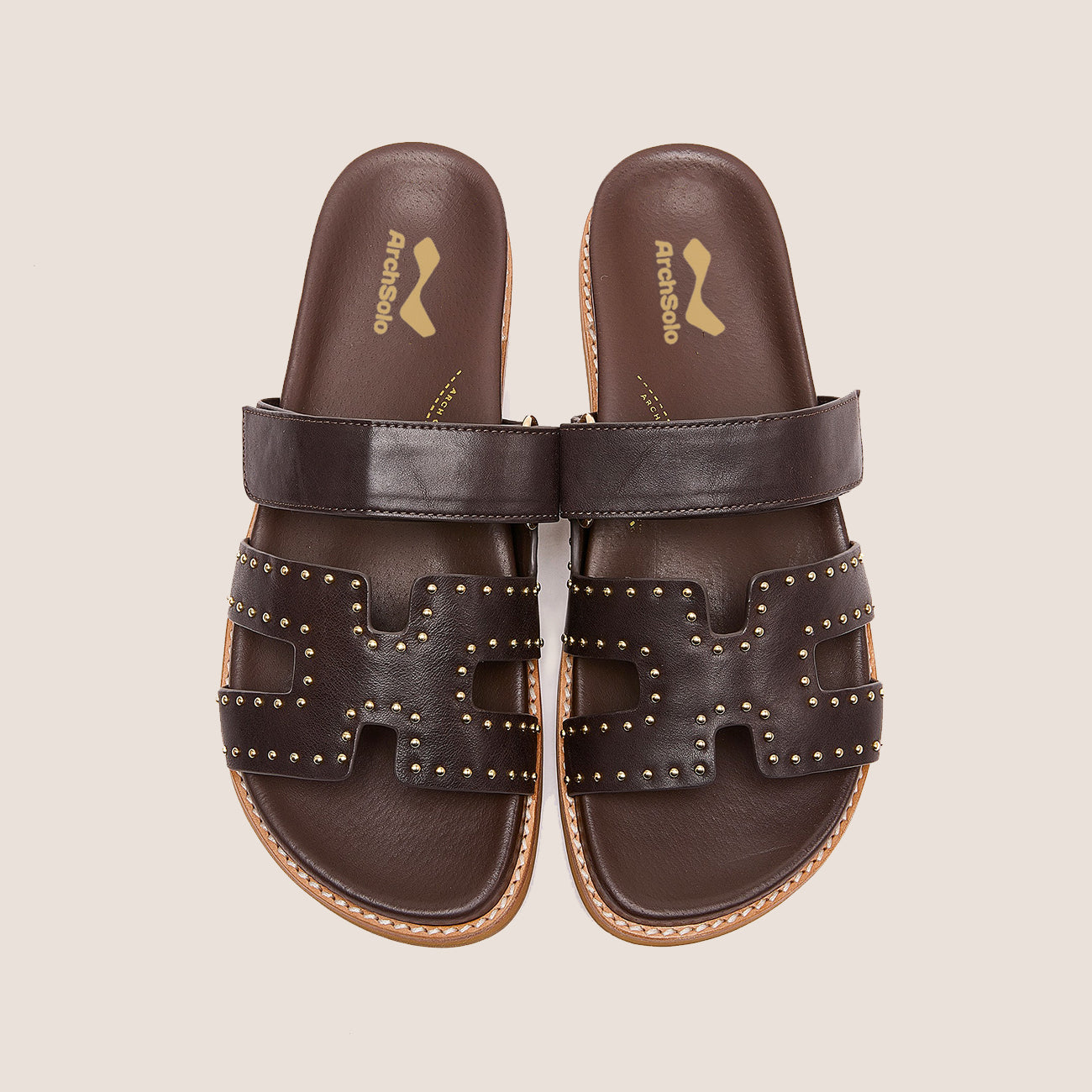 WILLOW – Modern Studded Slide Sandals for Bunions & Foot Pain | Podiatrist Recommended Healthy Sandals