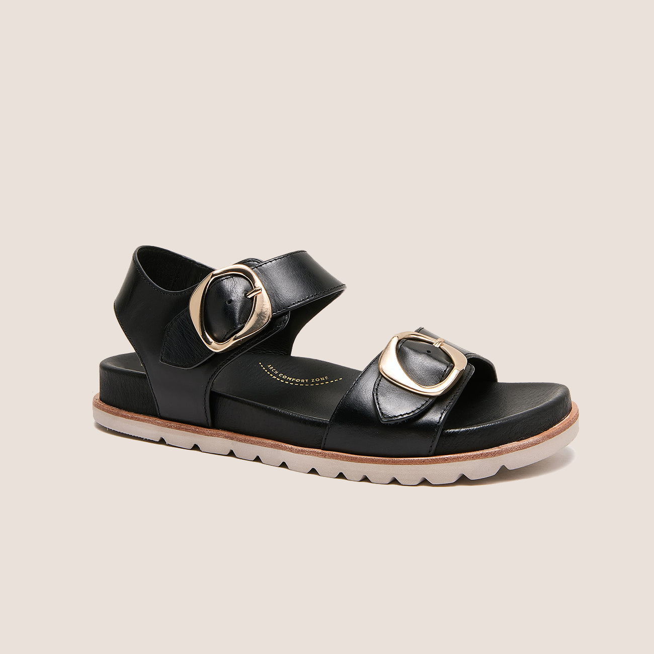ZINNIA – Minimalist Arch Support Slides for Foot Pain | Lightweight Recovery Sandals for Women